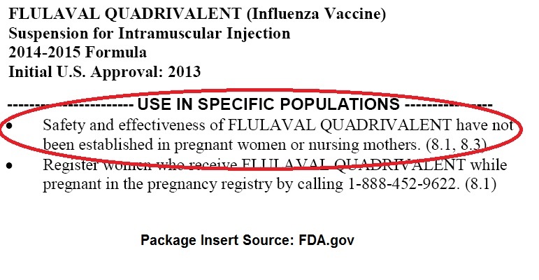 flulaval-pregnancy-statement