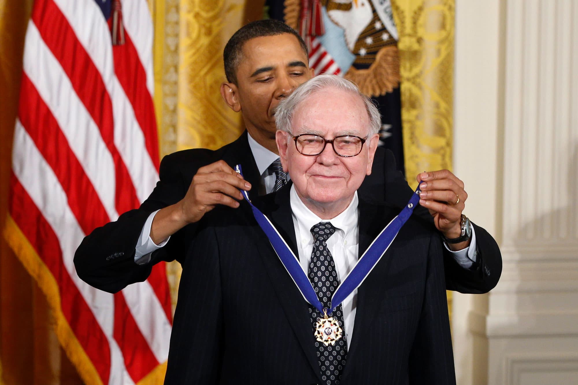 Obama Buffett Medal