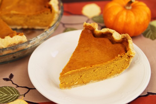Creamy Pumpkin Pie Recipe Photo