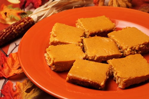 Gluten Free Pumpkin Cheesecake Bars Photo